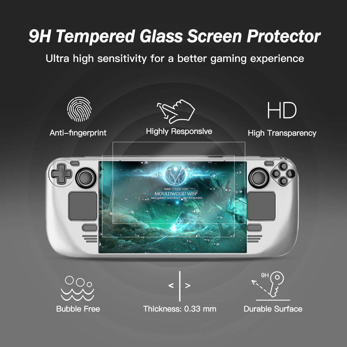 For Steam Deck LCD (2022) OLED (2023) Case Drop & Scratch Re