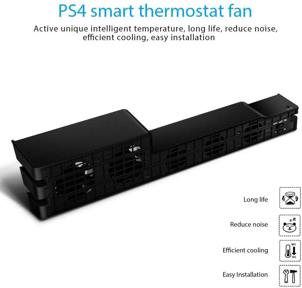 Cooling Fan For Sony PS4 Pro Slim Game Console Play Station 
