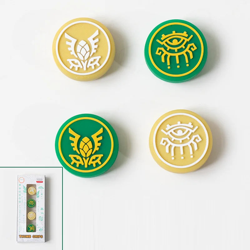 Thumb Stick Grip Cap Soft Joystick Cover For Game Skyward Sword Monster Hunter RISE Switch Oled NS Lite Joy-con Thumbstick Case