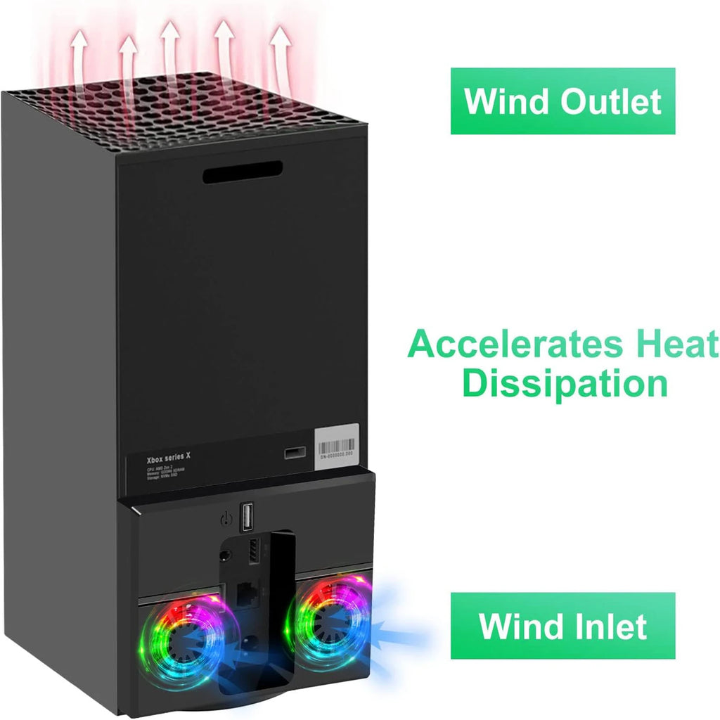 Cooling Fan for Xbox Series X Game Console Accessories Color