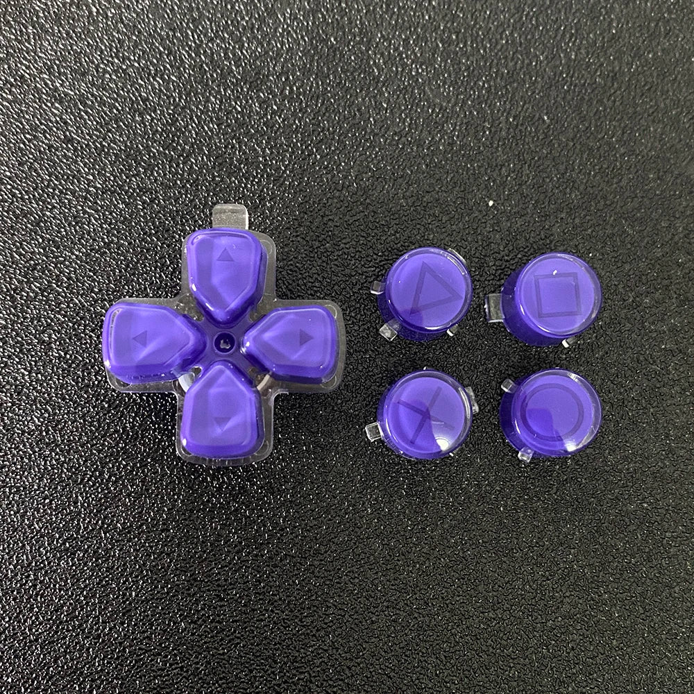 For PS5 Controller Replacement Dpad and ABXY Jelly Button Trigger Key Repair Parts For PS5 V1 V2 V3 option and Share Buttons