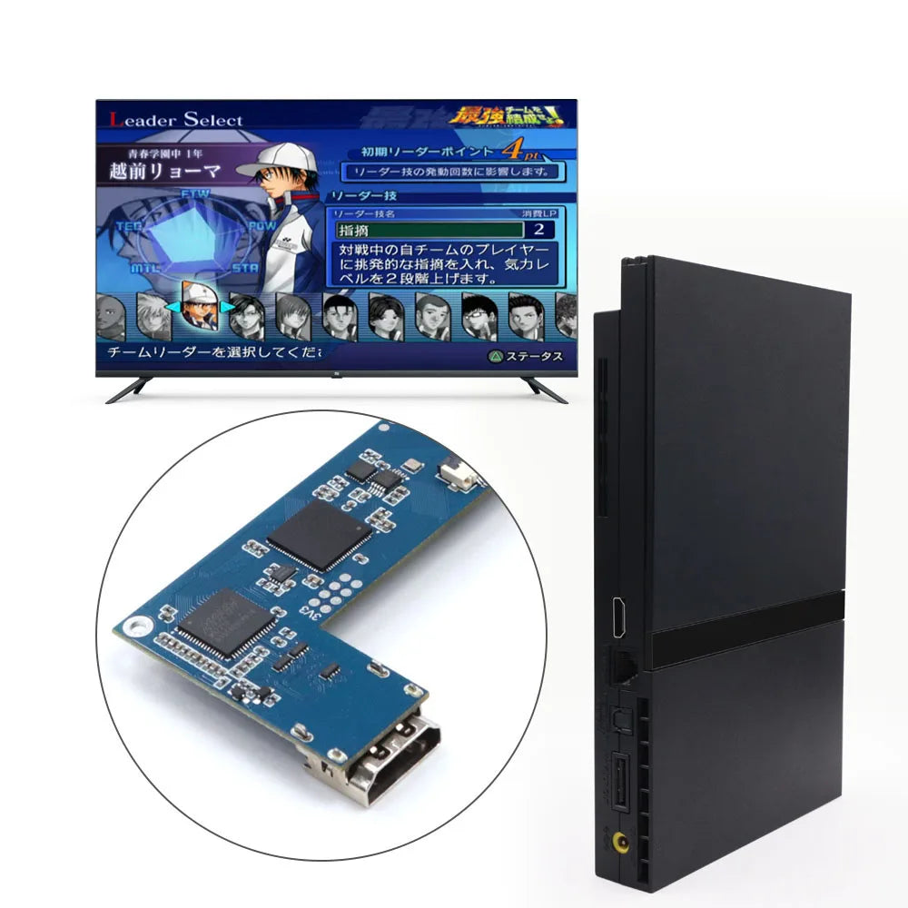 Hispeedido For PS2 Slim Digital to Digital HDMI Kit For PS2 