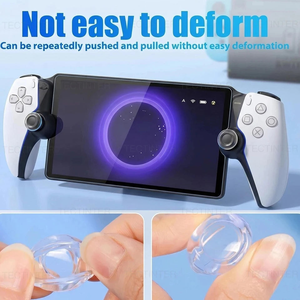 Transparent Liquid Silicone Rocker Cap For PlayStation Porta