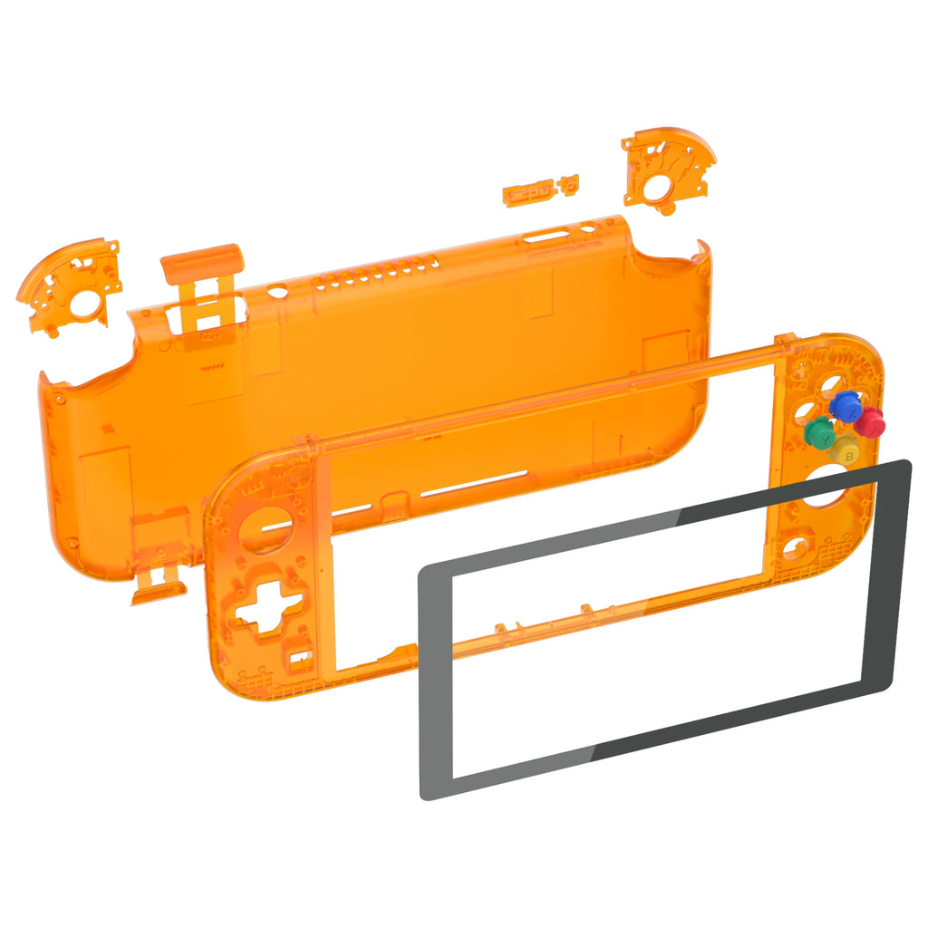 eXtremeRate Replacement Handheld Controller Housing Custom Shell with Screen Protector & ABXY Buttons for Nintendo Switch Lite