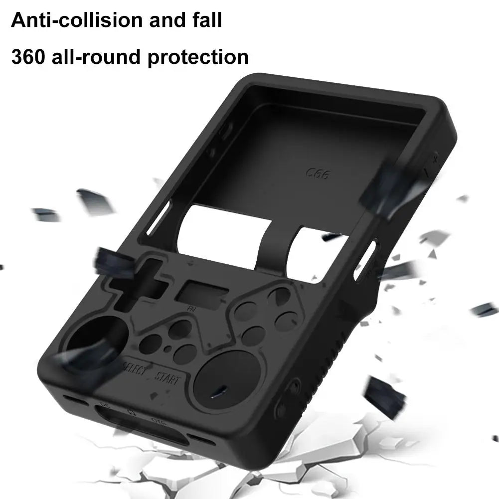 Black For R36S PLUS Open Source Handheld Game Console Silico