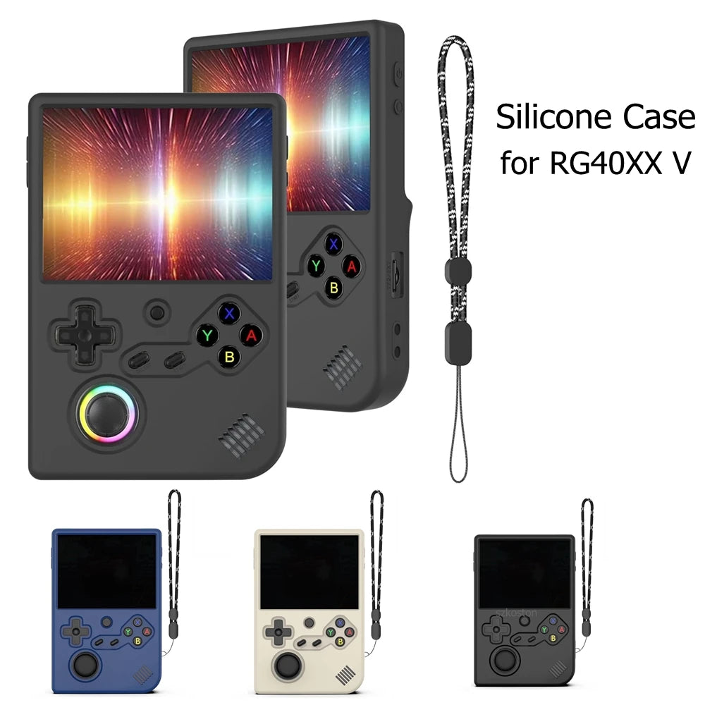 For ANBERNIC RG40XXV Handheld Game Console Soft Silicone Pro