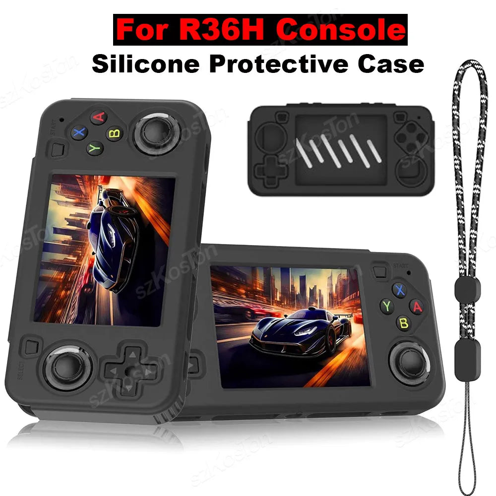 Soft Silicone Protective Case For R36H Game Console Anti-Sli