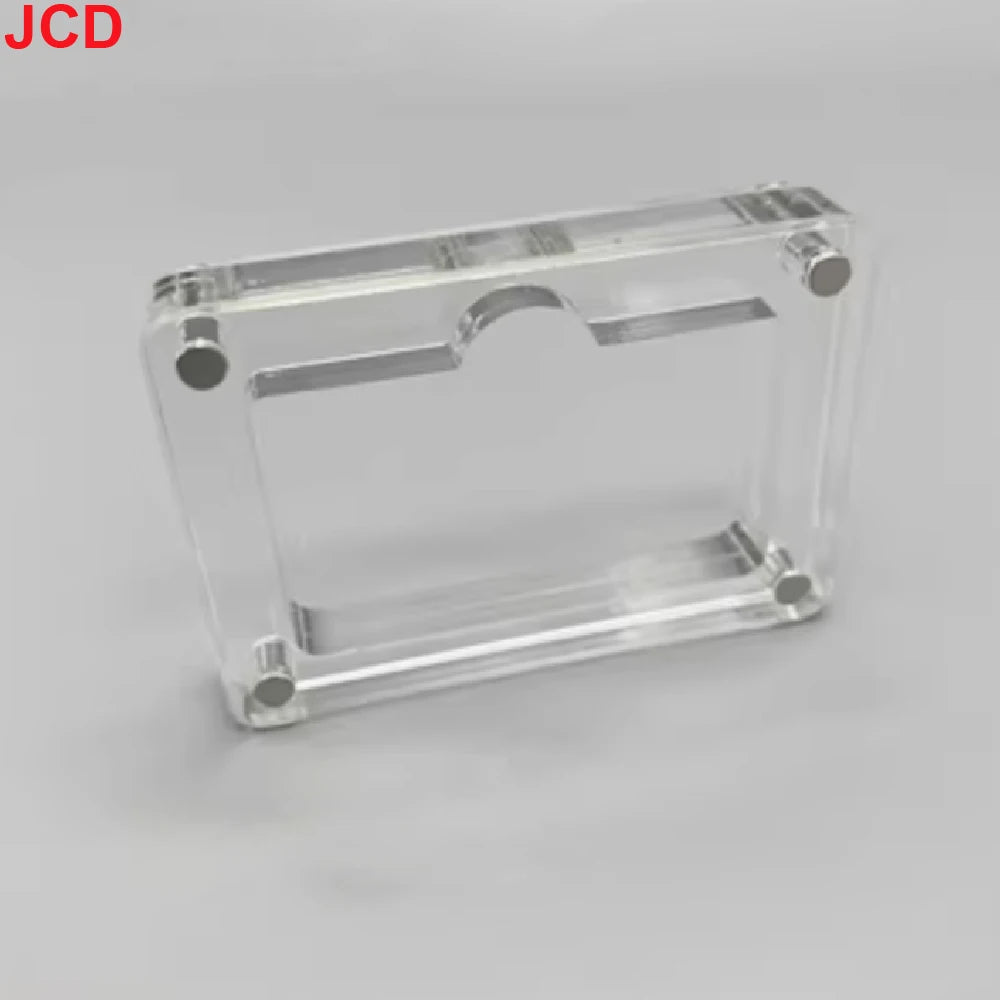 JCD 1pcs For GBA Game Card Box Magnetic Cover High Transparent Acrylic Game Display Box Storage Box