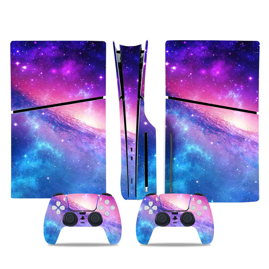 Design Full Body Vinyl Spider Skin Stickers Protective Cover for PS5 Slim Disc Edition Digital Version Console and Controllers