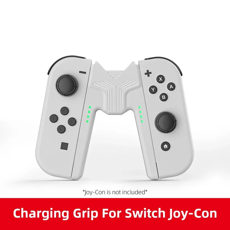 AOLION For Switch Charging Grip Bracket Joycon Handle Controller Grip Station for Switch 2/1 Accessories Gaming