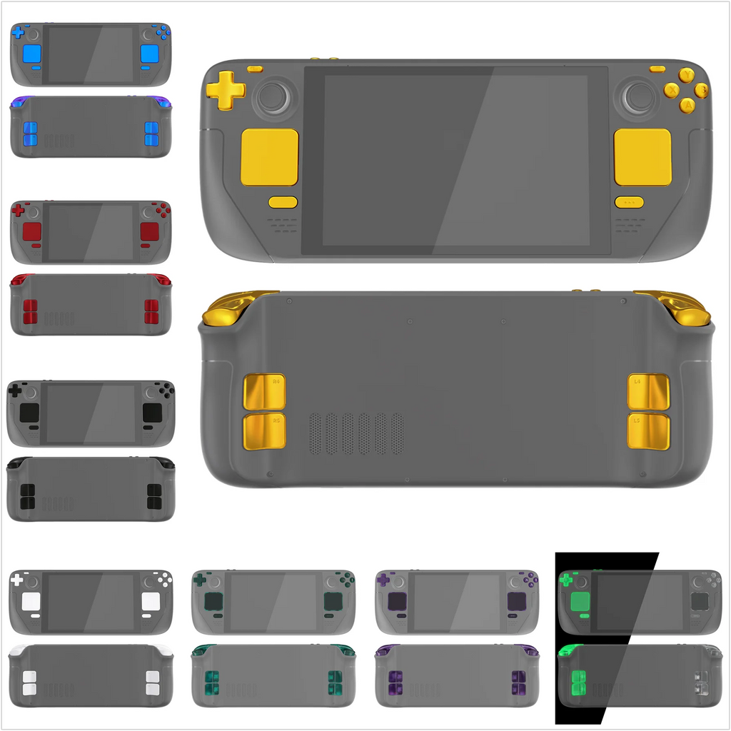 eXtremeRate Replacement Full Set Buttons for Steam Deck LCD 