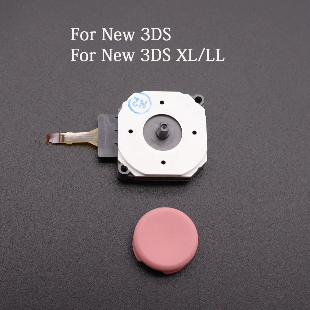 3D Analog Joystick + Stick Grip Cap Control Cover Button Replacement Part Case for 3DS 3DSXL 3DSLL for New 3DS XL LL