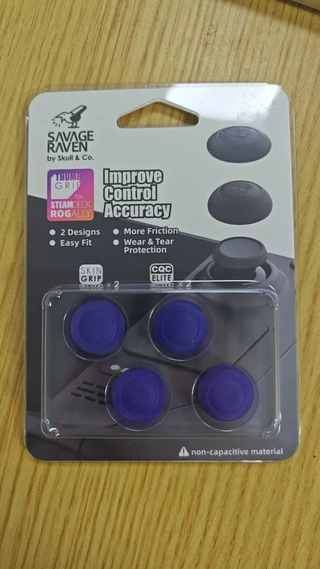Skull&Co. Thumb Grip Set Caps for Steam Deck/OLED/ROG Ally/X Game Console Accessories 4PCS