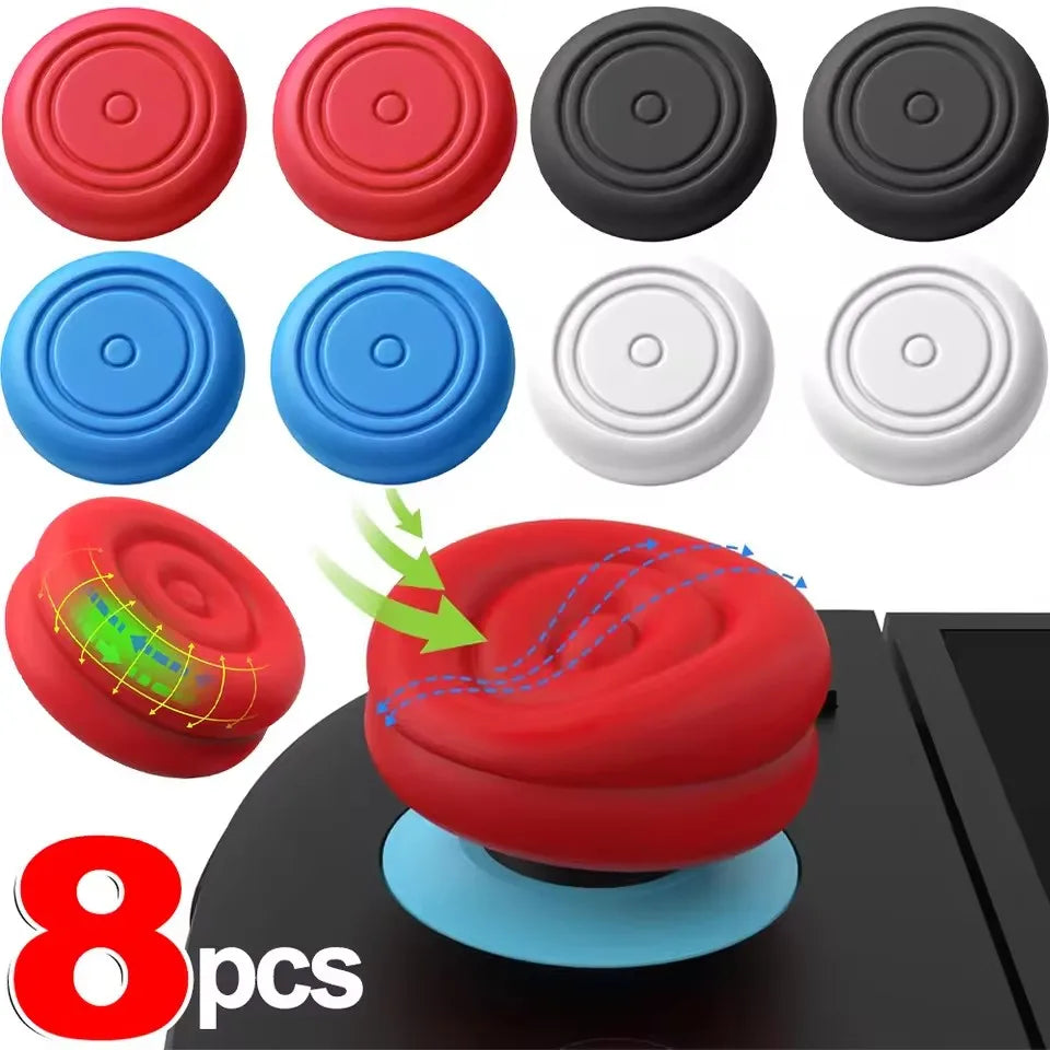 Silicone Rubber Thumb Grip Caps Suitable for Switch 2 Joy-Co