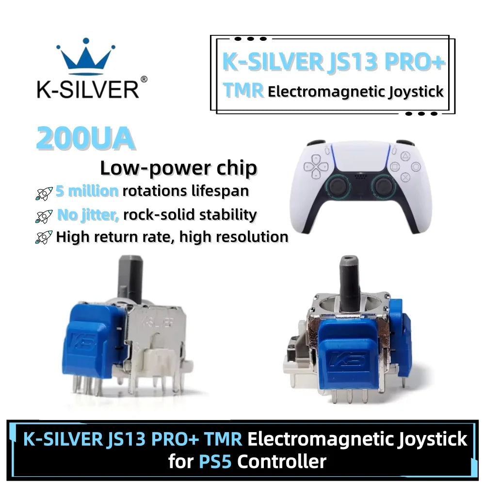 2/10PCS for PS5 K-SILVER JS13 PRO+ Replace TMR Effect Joysti