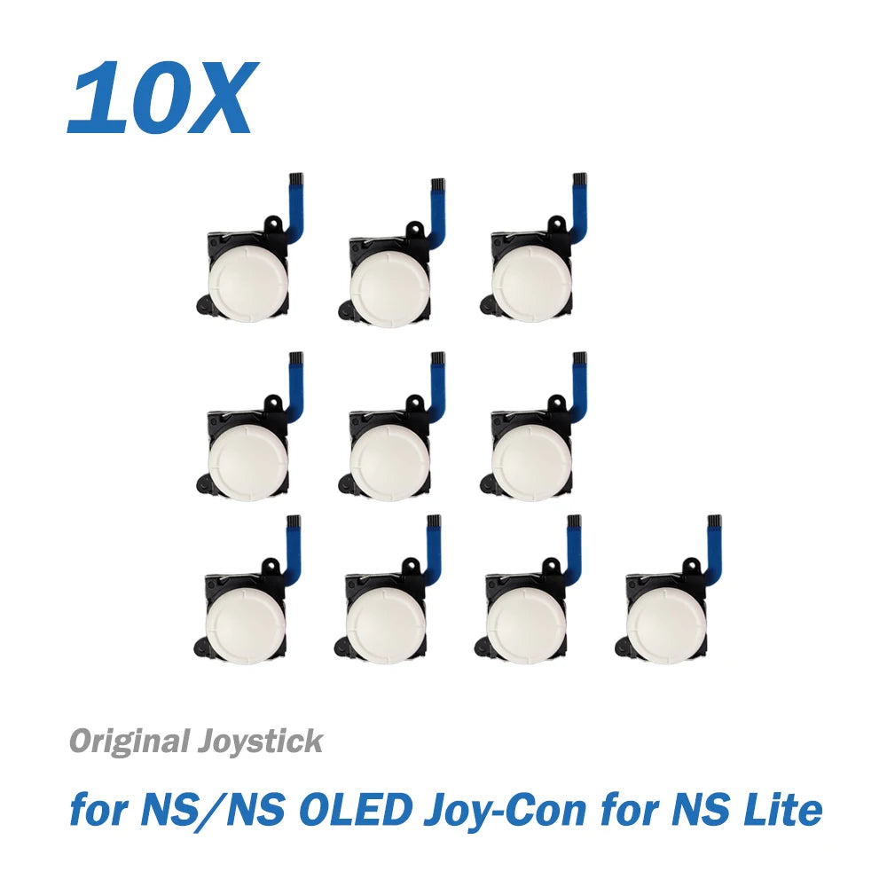 2/8/10pcs Replacement 3D Analog Joystick for Nintend Switch for NS OLED JoyCon ThumbStick Analog Stick for NS Lite White