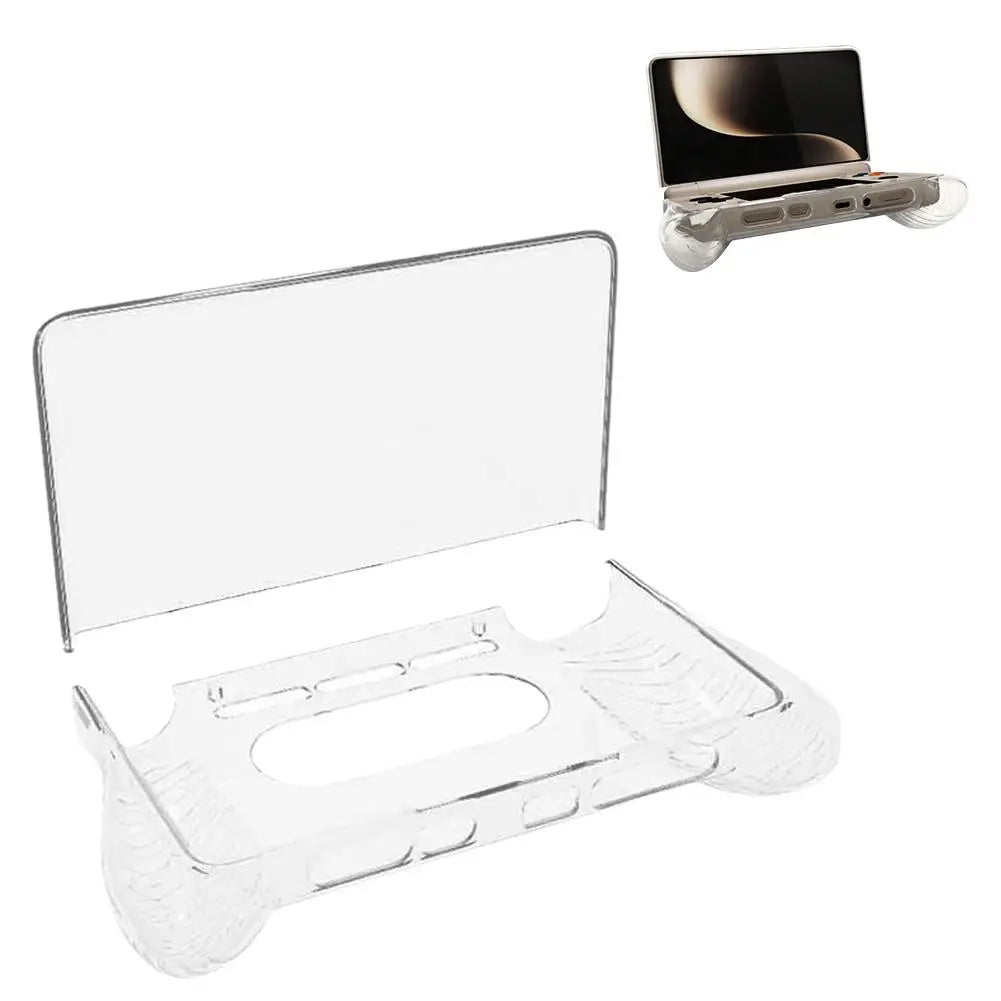 For AYN THOR Odin Transparent TPU Protective Flip Case for Handheld Game Console Soft Shell Case for Thor