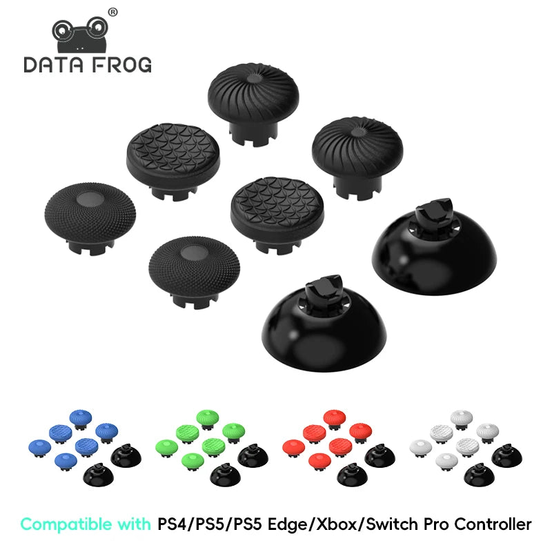 DATA FROG 8Pcs Thumbstick Cap For PS4 PS5 Edge Elite Control