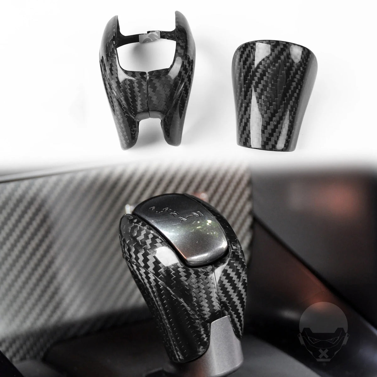For Nissan GTR R35 2008-2015 Accessories Real Carbon Fiber Car Interior Gears Shift Cover Start Button Trim Sticker