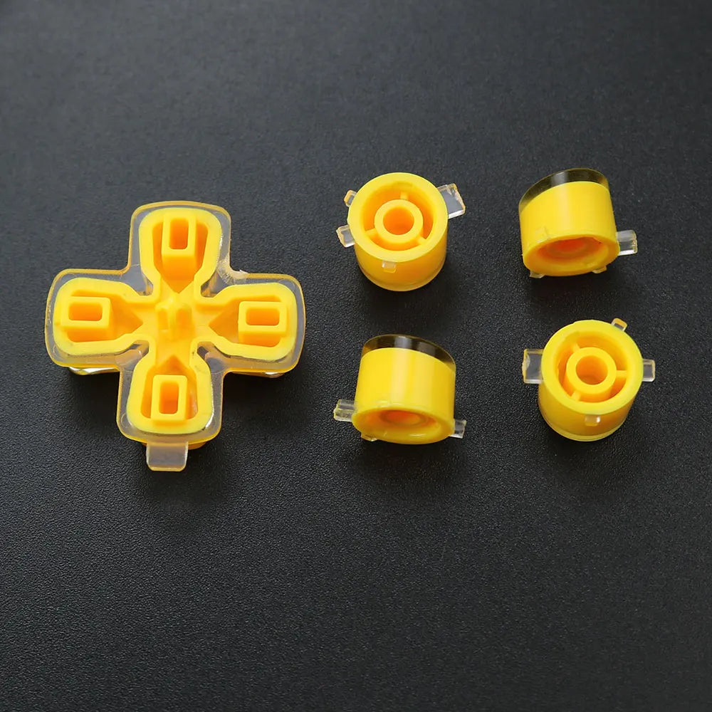 1Set For PS5 V1 V2 V3 Controller Gamepad Crystal Button A B 