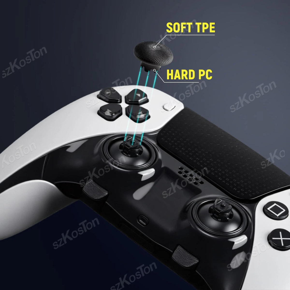 Replacement Thumbstick Caps for PS5 PS4 Controller Analog Jo