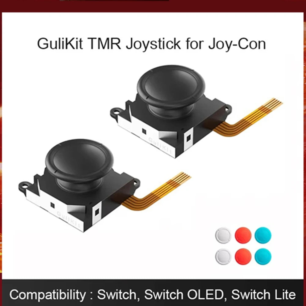 GuliKit TMR Sensing Joystick for JoyCon Replacement No Drifting Stick for Nintendo Swicth/OLED/Lite Game Accessories Repair