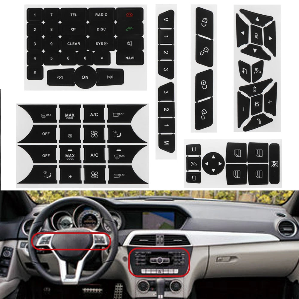 Car Air Condition AC Control Radio Dash Panel Button Repair 