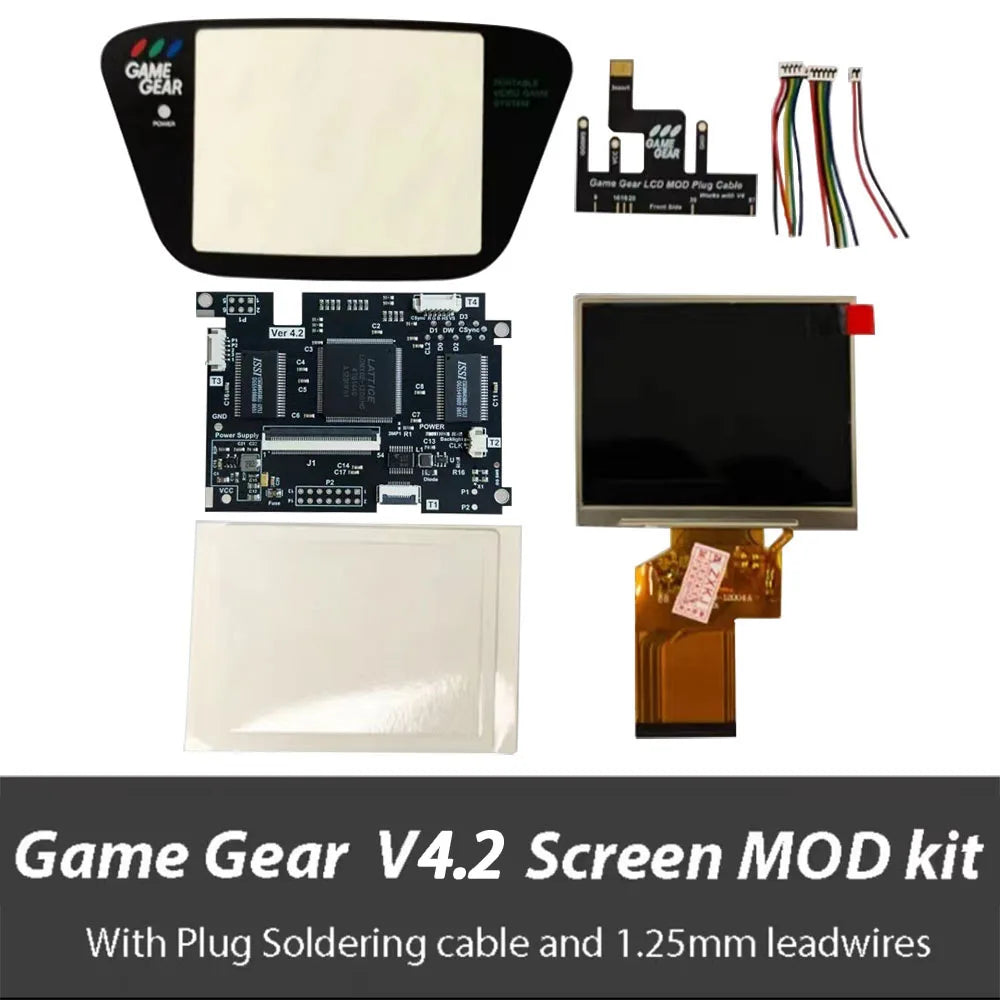 Specialized Housing Shell For SEGA Game Gear GG Game Console Original Screen & High Light IPS V4.2 Laminated LCD Screen Kits