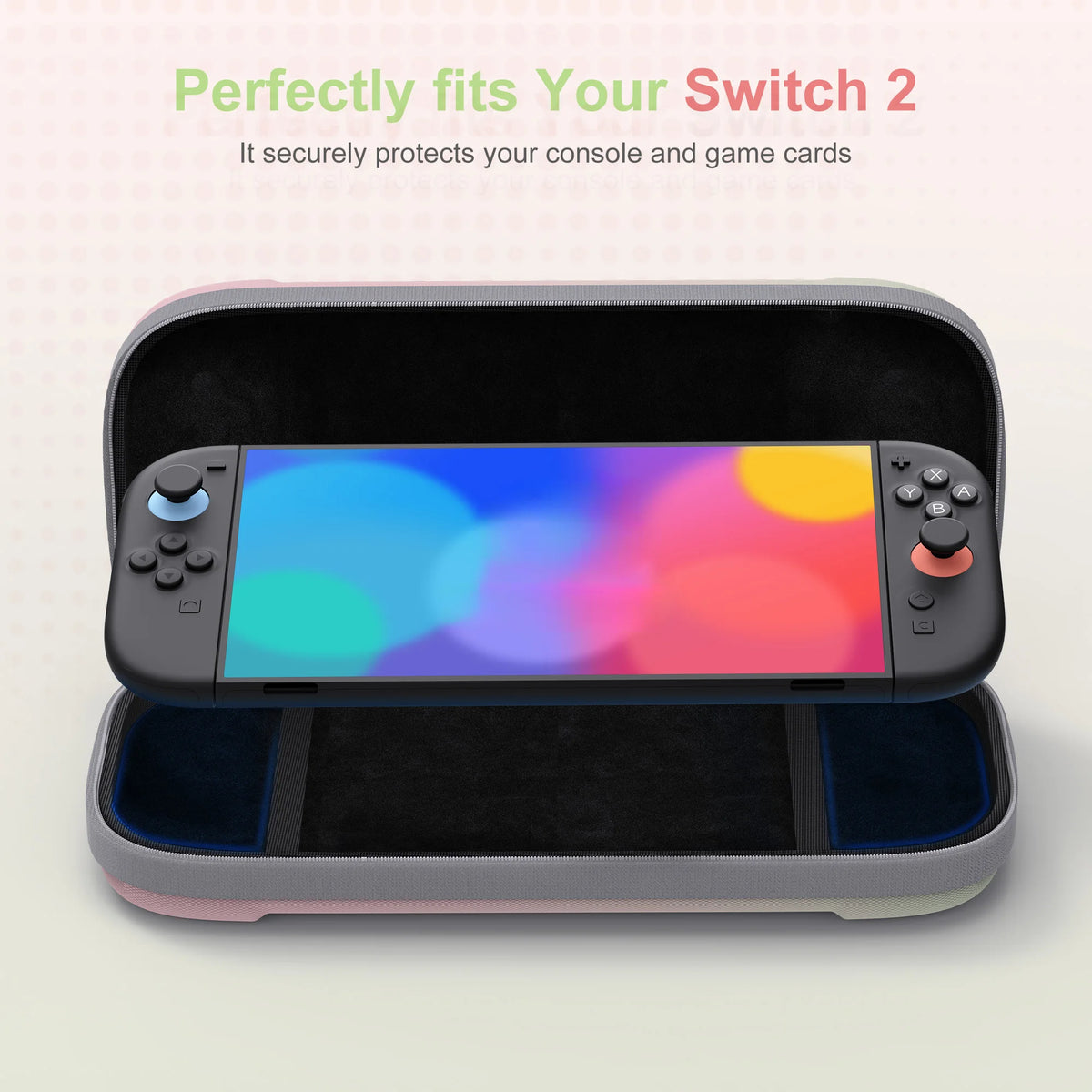 DEVASO Case for Switch 2 Hard Shell Travel Case with 12 Game