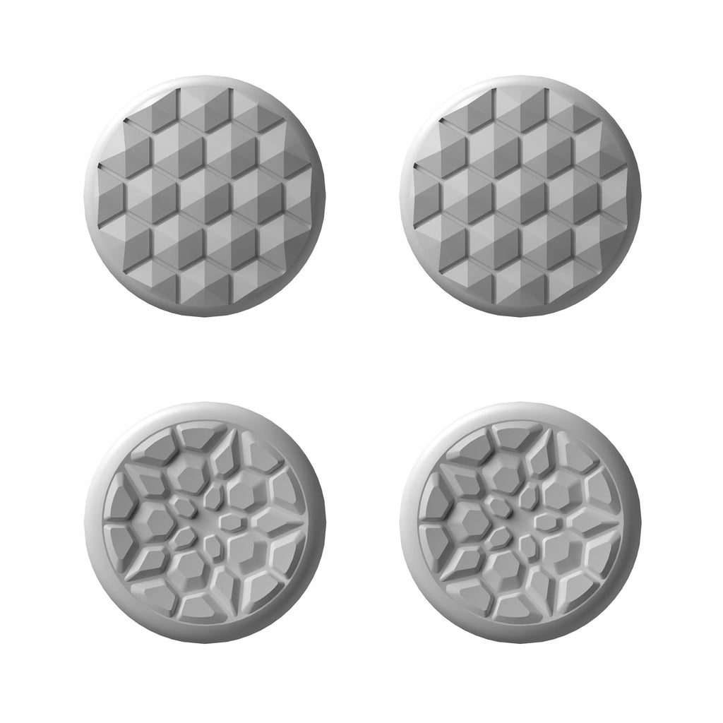 PlayVital Thumb Grip Caps for Steam Deck LCD & OLED Thumbsticks Grips for PS Portal Remote Player - Diamond Grain & Crack