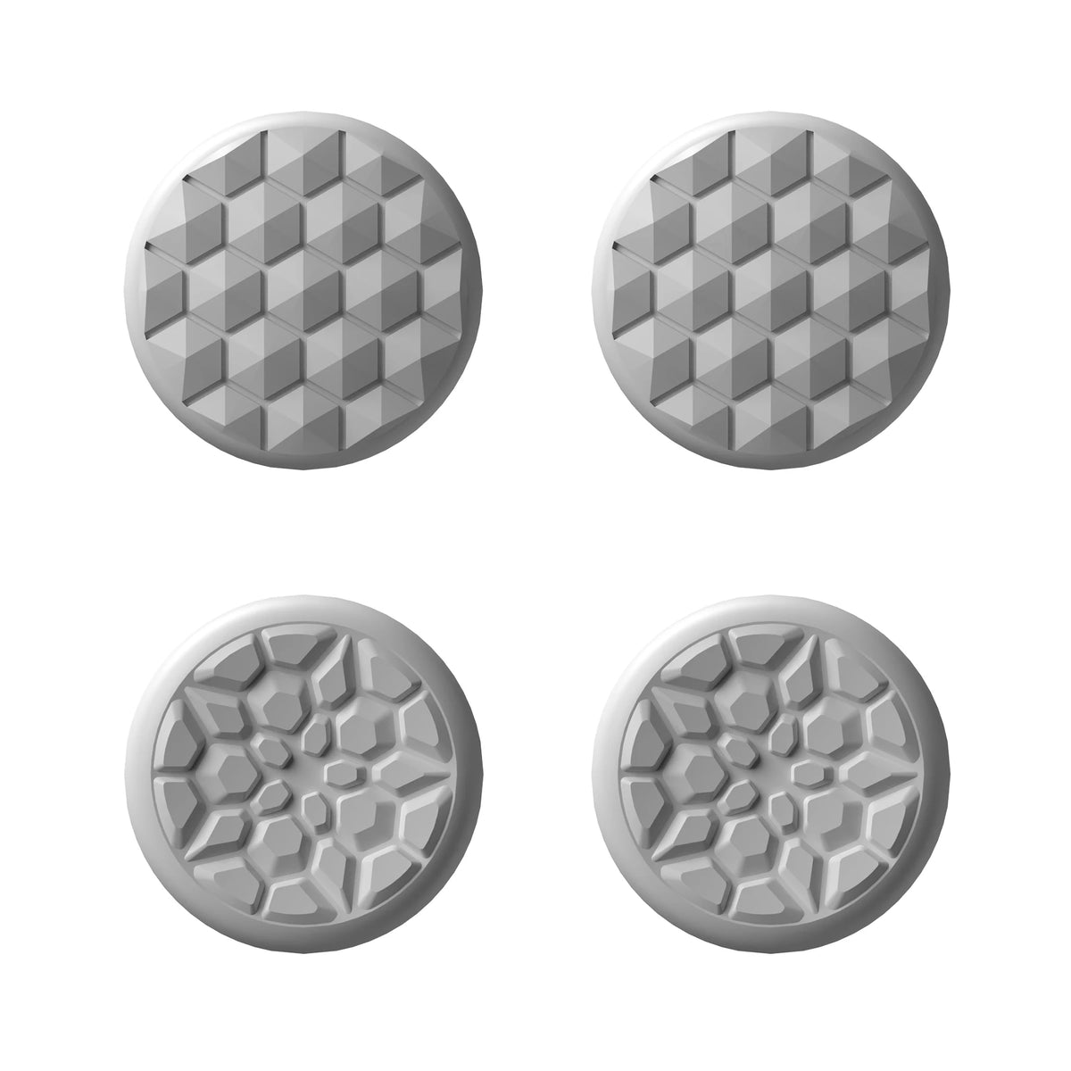 PlayVital Thumb Grip Caps for Steam Deck LCD & OLED Thumbsticks Grips for PS Portal Remote Player - Diamond Grain & Crack