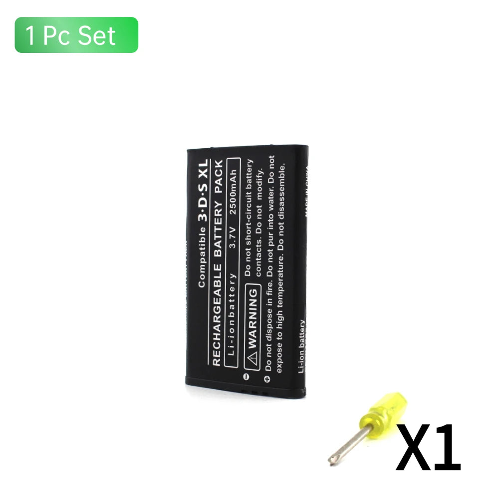 PUJIMAX 2500mAh Battery 3.7V for Nintendo NEW 3DSXL 3DSLL Game Console Rechargeable Lithium-ion Battery Replacement Batteries