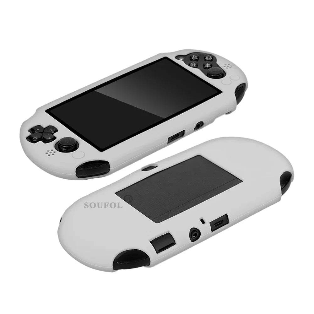 Silicone Rubber Soft Protective Case Cover for PSV 2000 PS Vita 2000 Console Protector Skin Case