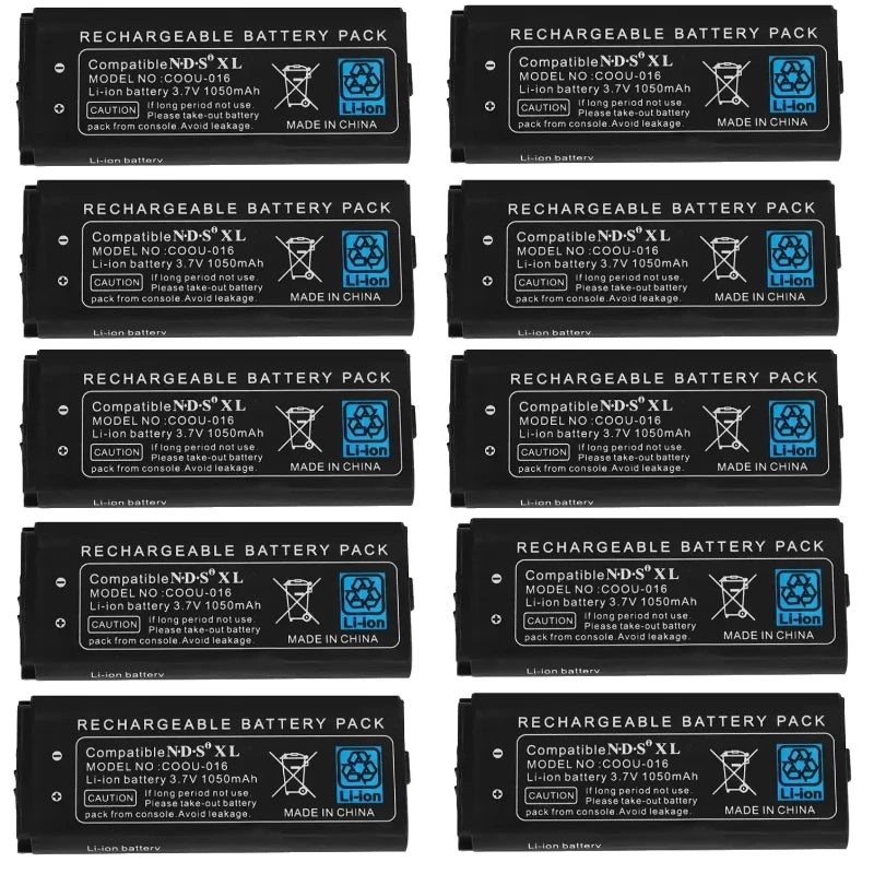 UTL 003 3.7V 1050mAh Rechargeable Lithium ion Replacement Battery Pack For Nintendo NDSI XL Game Console Repair Spare Accessory