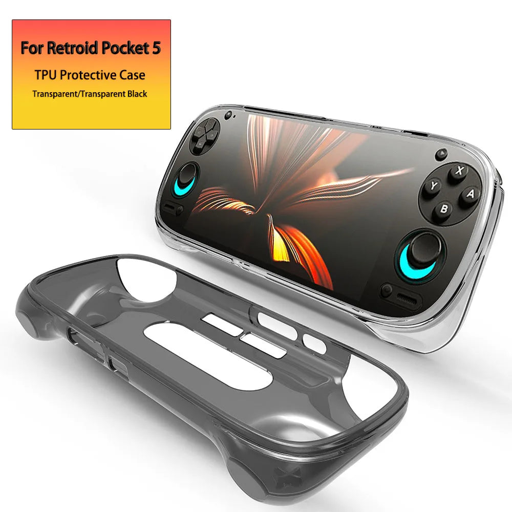 TPU Soft Grip For Retroid Pocket 5 Game Console Case Drop-pr