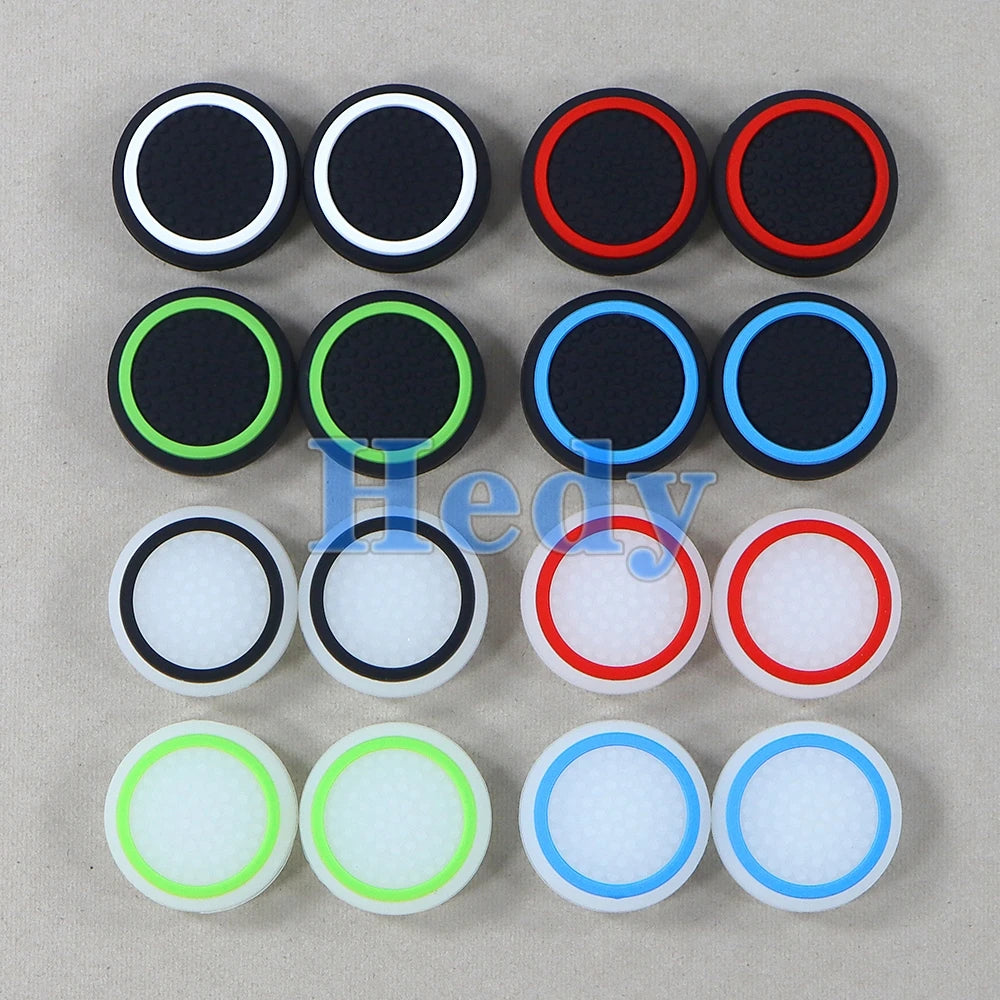 2PCS For PS5 Portal Luminous Thumb Grip Cap Silicone Soft Jo