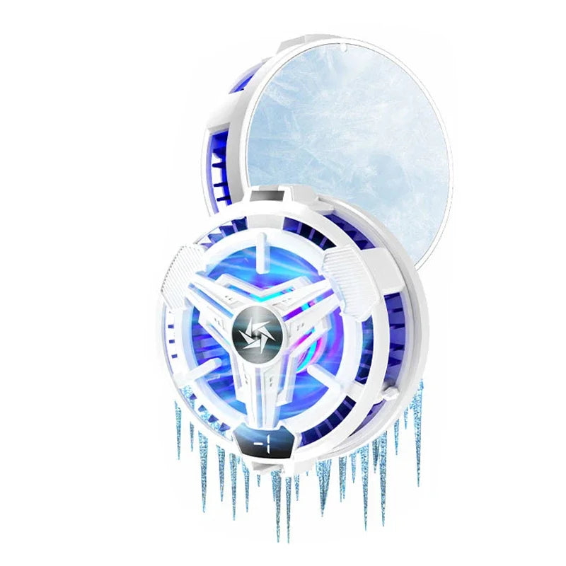 New Cooling Fan For Steam Deck/Game Console/Mobile Phone/Pad Easy Install With Temperature Display
