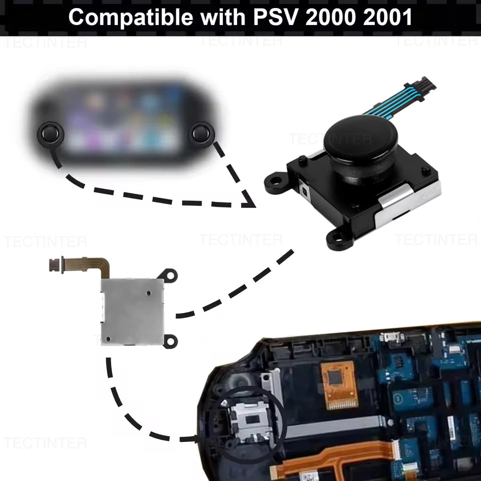 For Sony PSVita PS Vita 2000 Slim 3D Analog Joystick Control