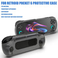 For Retroid Pocket 6 TPU Protective Case Grip Handle Stand C