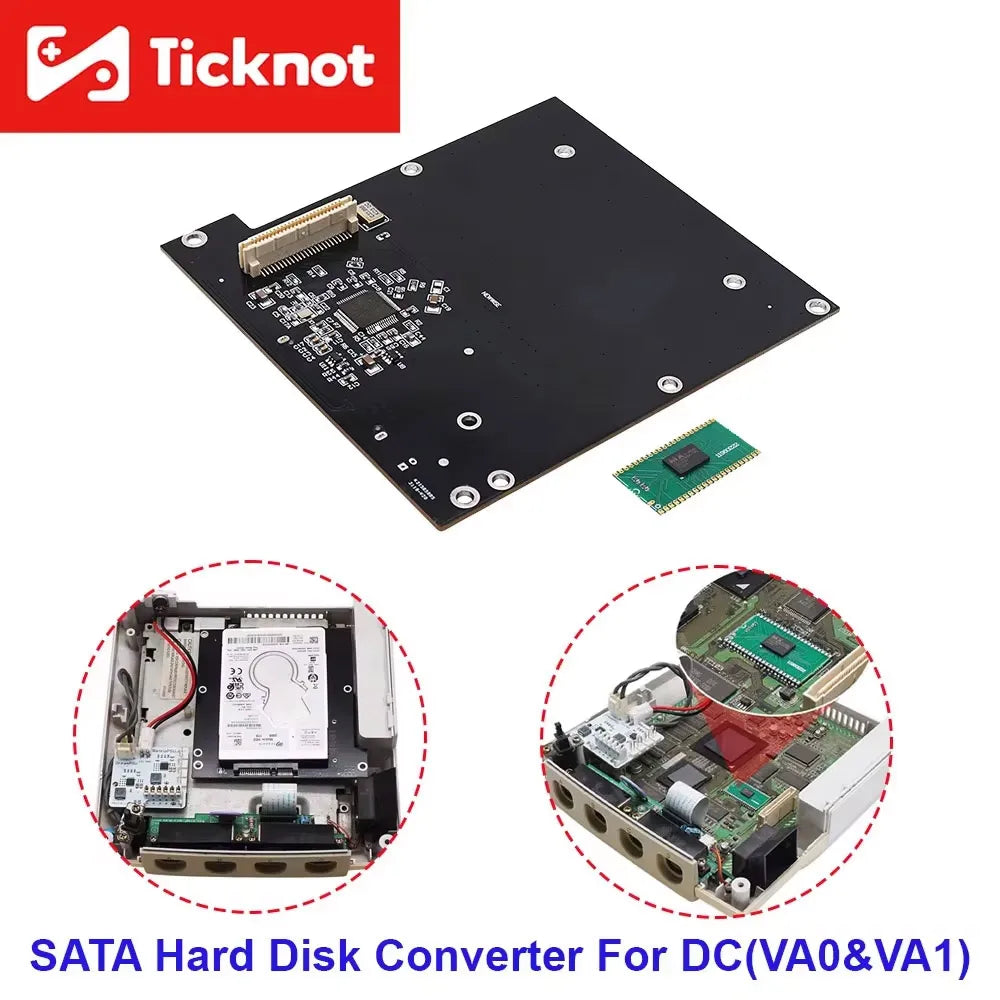 2.5 SATA Hard Disk Adapter Game Converter For Sega Dreamcast