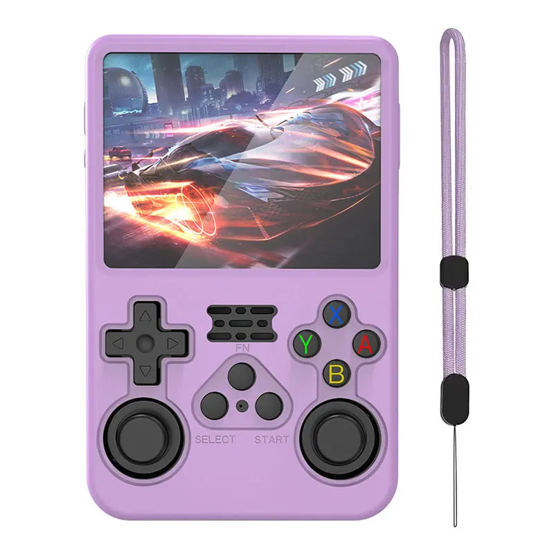 Protective Case For R36S Handheld Retro Video Game Console Soft Silicone Pink Skin Shell Shockproof Cover Accessories
