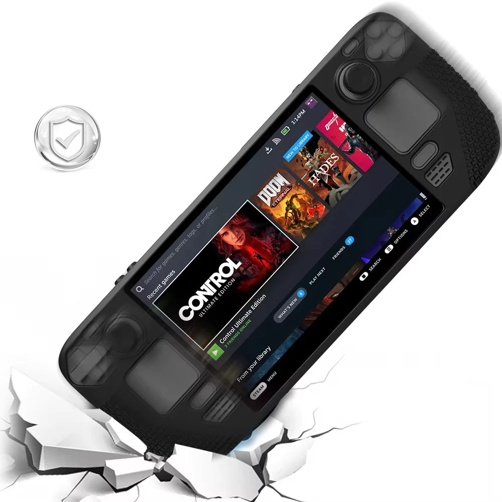 Steam Deck Standing Protective Case Thickening Silicone Acce