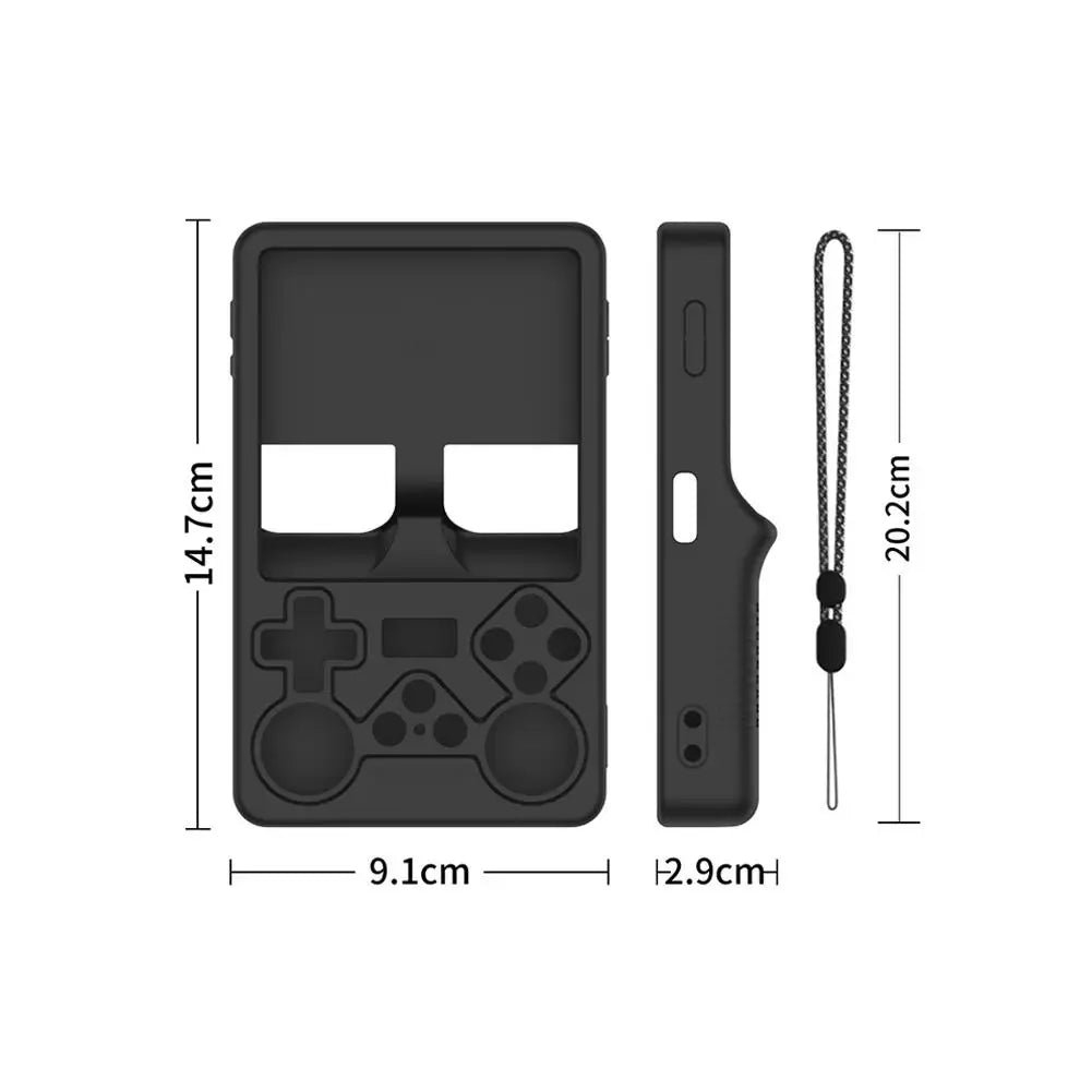 Black For R36S PLUS Open Source Handheld Game Console Silico