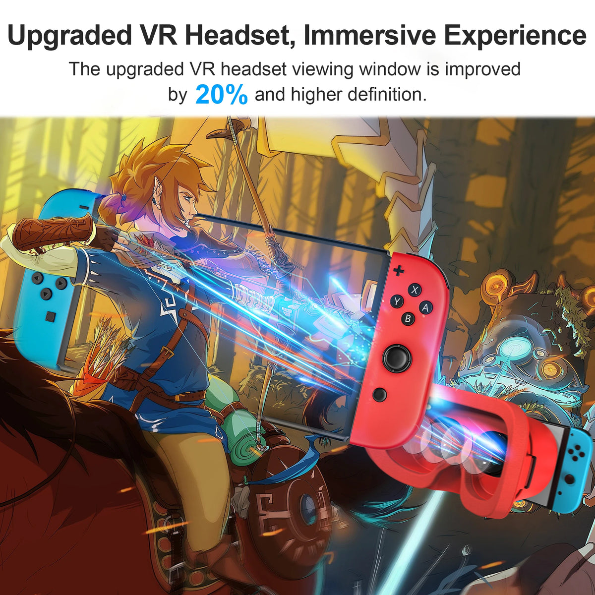 Upgraded VR Headset for Nintendo Switch & Switch OLED Switch