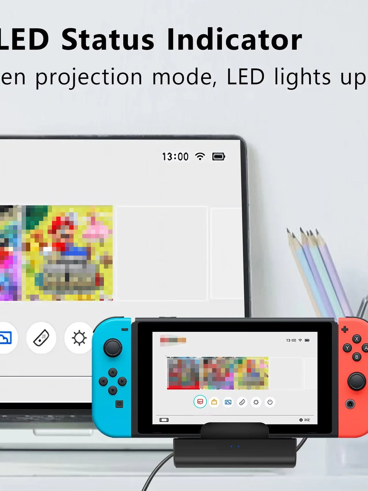 LinYuvo TV Docking Station for Switch/OLED 4K/1080P HDMI TV 