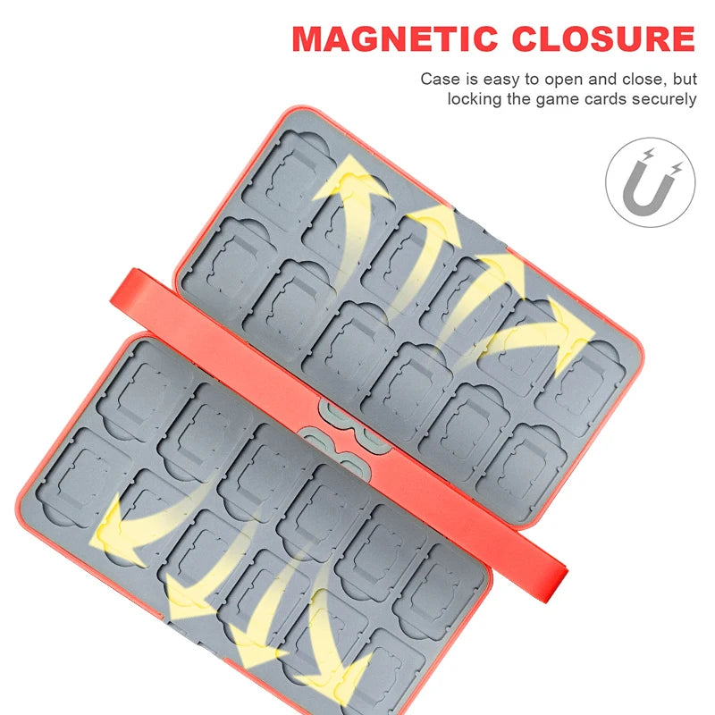 48 In 1 For Switch Game Card Storage Case Magnetic Switch Ga