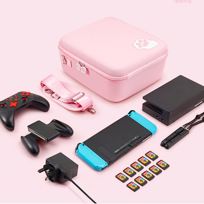 Large Hard Travel Carrying Pouch Case Bag for NS Switch OLED