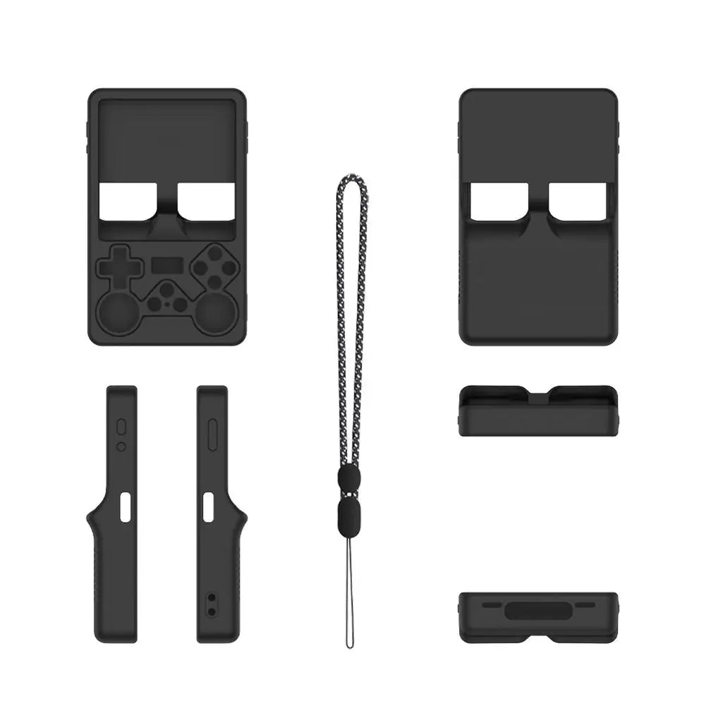 Black For R36S PLUS Open Source Handheld Game Console Silico