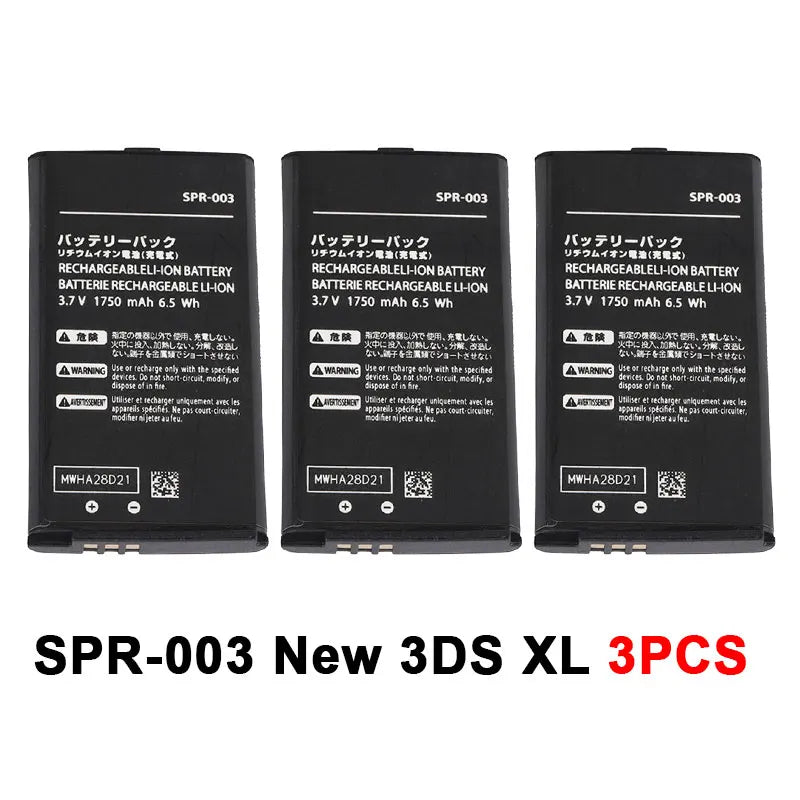 SPR 003 Battery New 3ds Xl for Nintendo N3dsxl Handheld Game Console New3dsxl SPR-003 Replacement Rechargeable Lithium Batteries
