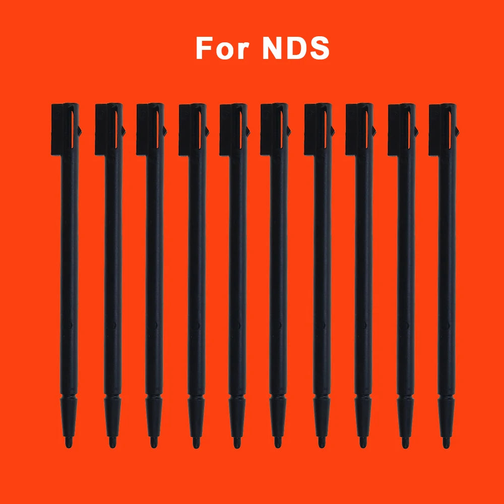JCD 10PCS Metal Telescopic Stylus Plastic Stylus Touch Screen Pen for 2DS 3DS New 2DS LL XL New 3DS XL LL For NDSL NDSi